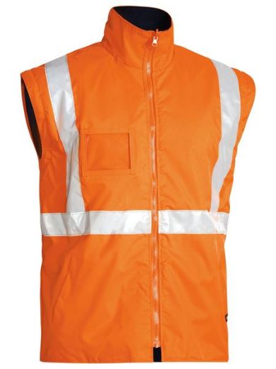 Picture of Bisley Taped Hi Vis 5 In 1 Rain Jacket